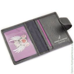 Женская кожаная визитница Sergio Valentini СВ 8118-010  фото 3