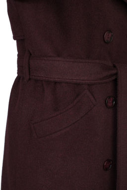 01-11365 Пальто женское демисезонное (пояс)