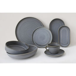 Салатник Magistro Urban, 1250 мл, d=23 см, фарфор, серый фото 7