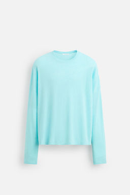 VISCOSE - LINEN T-SHIRT - Zara фото 6