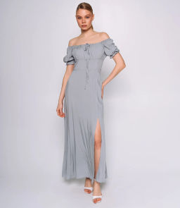 Платье #ОКТ035002, ментоловый