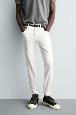 JEANS SKINNY FIT CROPPED / Blanco roto - Zara фото 2