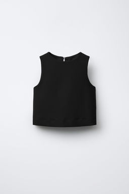 TOP WITH DETACHABLE FEATHER APPLIQU_ - Zara фото 2