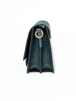 Сумка замшевая через плечо Deboro 30574 форест