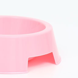 Миска пластиковая двойная 29,5 х 16,5 х 5 см, нежно розовая - Simaland фото 4