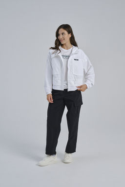 Ветровка Белый ATSC Woven Track Top - Anta фото 2