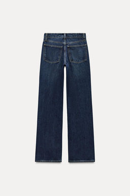 MID-RISE WIDE-LEG TRF JEANS - Zara фото 8