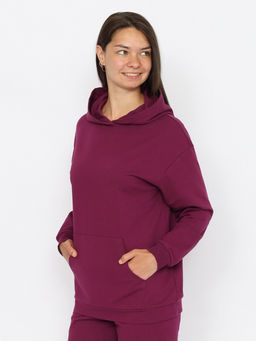 CRB wear/CWXW 90052-24 Костюм женский (толстовка, брюки),бордовый/Ex.Cherubino фото 3