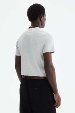 Camiseta en algod?n pima Slim Fit - H&m фото 12