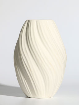 Ваза для цветов «Кеннет», 20.5×11.5×7 см, керамика, белая