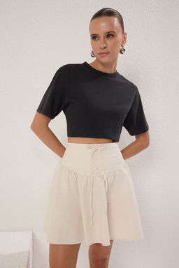 TRENDYOLMILLA Vizon Dokuma Klos Etek TWOSS25ET00121  фото 3