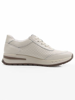 03-C210-2A BEIGE Кроссовки летние женские (натуральная кожа)