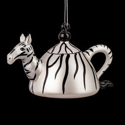 АКЦИЯ Цена за 12 шт. Украшение ErichKrause Decor Зебра-чайничек 12см, стекло
