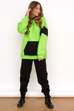 Костюм Лайм (черный/лайм) К11-47 - Николь фото 4