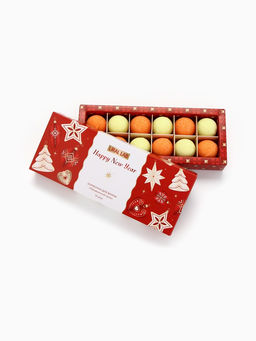 Бомбочки для ванны Happy New Year, аромат праздничный пунш, набор 12 шт. ? 20 г, URAL LAB  фото 5