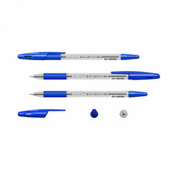 Цена за 50 шт. Ручка шариковая ErichKrause R-301 Stick&Grip Classic 1.0, цвет чернил красный (в коробке по 50 шт.)