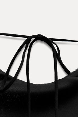 ZW COLLECTION SEQUINNED DRESS WITH SHOULDER PADS - Zara фото 12