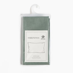 Наволочка Этель 50*70, цв.зеленый, 100% хлопок, поплин 125г/м2  фото 3