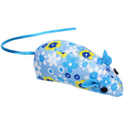 Цена за 6 шт. Игрушки для кошек в наборе 3шт "ИГРУЛИК", цвет синий и зеленый,