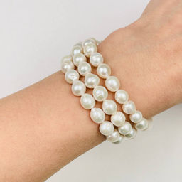 Бусины для украшений из белого Жемчуга 40 см