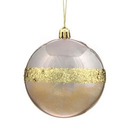 Набор из 12шт Украшение новогоднее Шар "Золотое кольцо Сатурна", D8 см L35 W26 H9 см D8 см