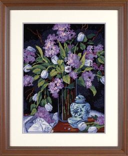 Набор для вышивания DIMENSIONS 20067 Тюльпаны и сирень 30 x 41 см