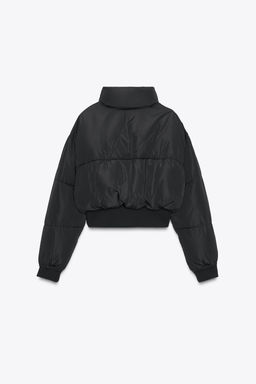 COMBINED CROPPED PUFFER JACKET - Zara фото 8