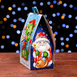 Цена за 5 шт. Подарочная коробка Домик дракоши 12 х 8,5 х 17,5 см - Simaland фото 4