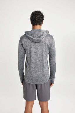 DeFactoFit Спортивная толстовка приталенного кроя с капюшоном  фото 10