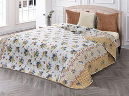 АРТ 123 Покрывало стеганое (микрофайбер) 150*210 "Скатерть" уп.