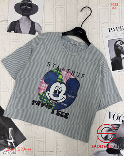 Женская футболка в полоску - Bruno фото 2