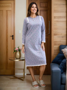 Сорочка женская Нина Голубой - Modamica фото 34