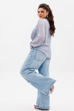 Блуза ANELLI 1380 утренний туман  фото 6