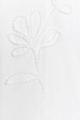CAMISETA FLOR RELIEVE / Blanco - Zara фото 6