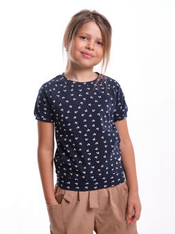 Футболка для девочки UD 1746 якоря