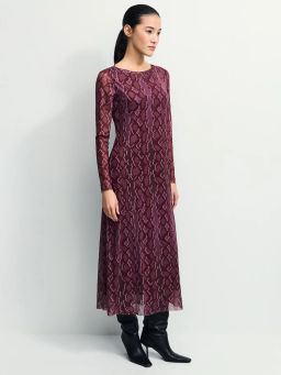 Платье миди с принтом / Zarina