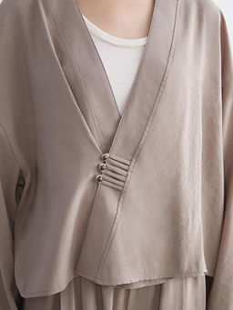 Kruvaze Yaka Oversize Kad?n Kimono