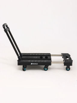 Тележка складная с раздвижной платформой, для перевозки грузов, нагрузка до 100 кг, телескопическая ручка, пластик, Greengo