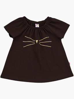 Футболка для девочки UD 0803 кофе - Mini maxi фото 11