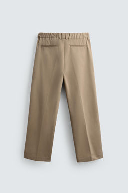 RELAXED FIT PLEATED TROUSERS - Zara фото 7