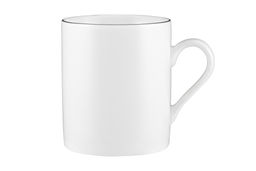 Кружка, 300 мл, фарфор P, белая, с серебристым кантом, White Platinum - Maxwell & Williams фото 2