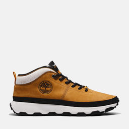Мужские кроссовки для активного отдыха Timberland Winsor Trail Mid Leather желтые