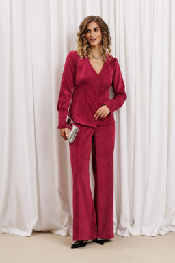 Костюм Gizart 5421 брусничный