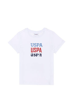 Детская белая футболка с круглым вырезом Неожиданная скидка в корзине - U.s. polo assn фото 4