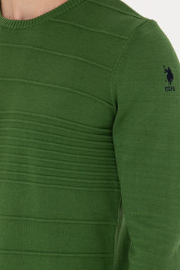 U. S. Polo Assn Мужской зеленый свитер - U.s. polo assn фото 21