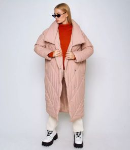 Пальто #БШ1290-1, светло-бежевый
