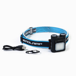 Фонарь налобный аккумуляторный, 6 Вт, 1400 мАч, 400 лм, XPG, 2835SMD, 6 режимов - Simaland фото 2