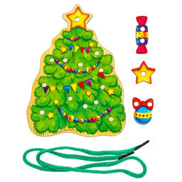Шнуровка фигурная «Новый год! Ёлочка»