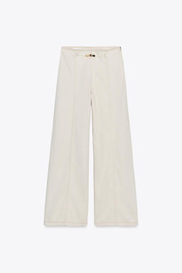 Z1975 WIDE-LEG HIGH-WAIST BEADED JEANS - Zara фото 6