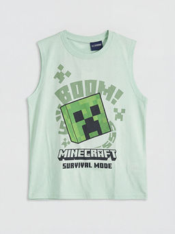 Minecraft Bask?l? Erkek ?ocuk Atlet